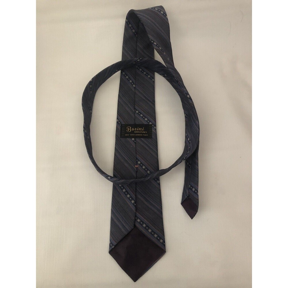 Barini Repp Tie Silk Multi Colored Pattern Great Design for casual or formal